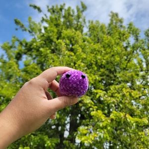 [ONE] Purple Super Soft Handmade Crochet Stress Ball